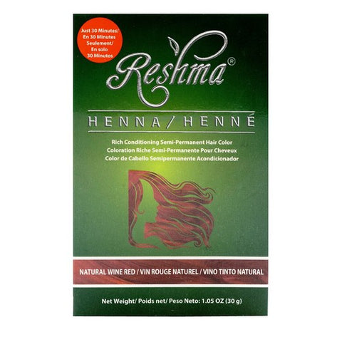 Reshma Beauty, Natural Wine Red Semi Permanent Hair Color, 1.05 Oz