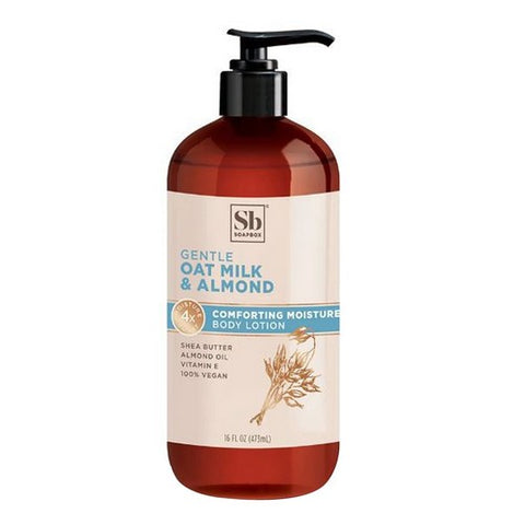Soapbox, Gentle Oat Milk And Almond Body Lotion, 16 Oz