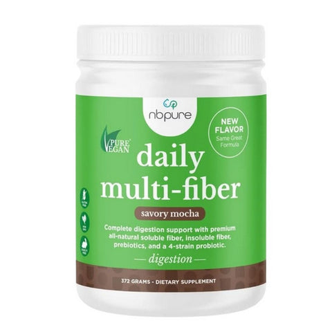 NBPure, Daily Multi Fiber Savory Mocha, 372 Grams
