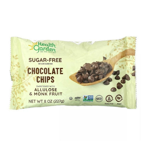 Health Garden, Allulose Monk Fruit Chocolate Chips, 8 Oz