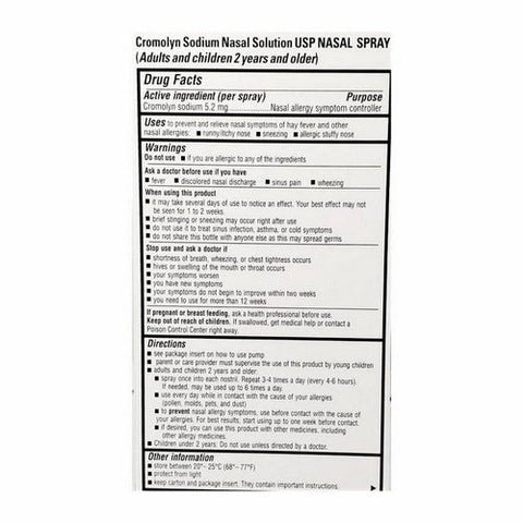 Healthguard, Cromolyn Sodium Nasal Solution, 0.88 Oz