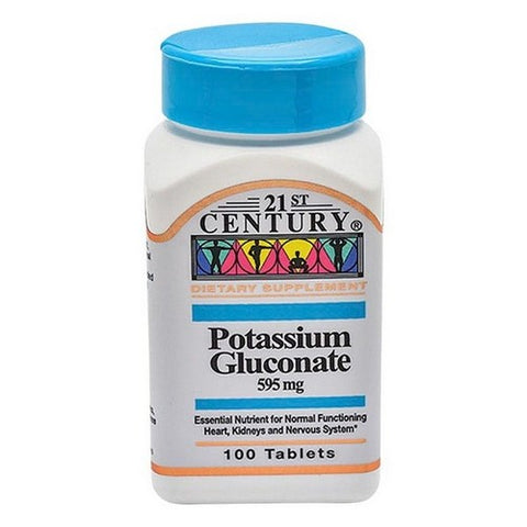 21st Century, Potassium Gluconate, 100 Tabs