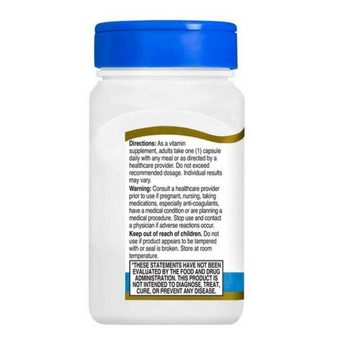 21st Century, Vitamin K2 Mk 7, 110 Caps