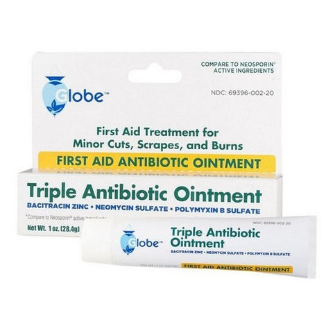 Globe, Triple Antibiotic First Aid Ointment, 1 Oz