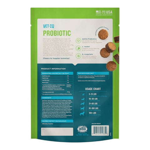 Vet IQ, Probiotic Dog Chew, 60 Chews