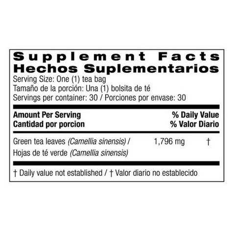 Bio Nutrition Inc, Green Tea, 30 Bags