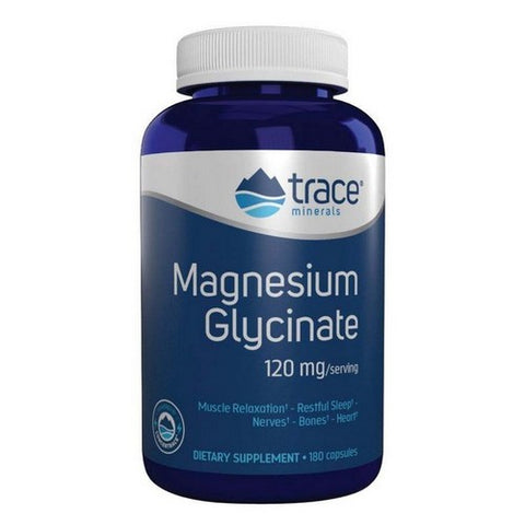 Trace Minerals, Magnesium Glycinate, 120 mg, 180 Count