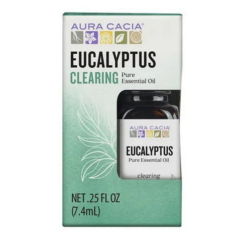 Aura Cacia, Essential Oil Eucalyptus Boxed, 0.25 Oz