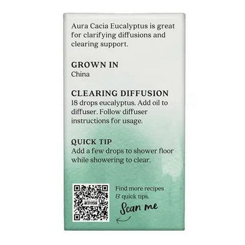 Aura Cacia, Essential Oil Eucalyptus Boxed, 0.25 Oz Aura Cacia
