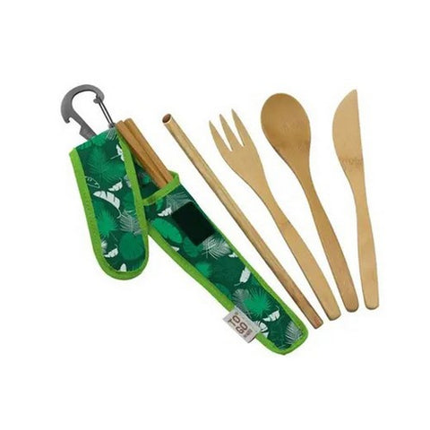 To-Go Ware, Premium Utensil Green Tropics Print, 1 Count