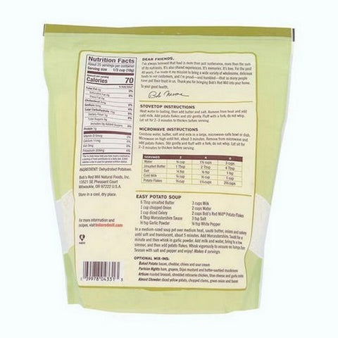 Bobs Red Mill, Potato Flakes, 16 Oz