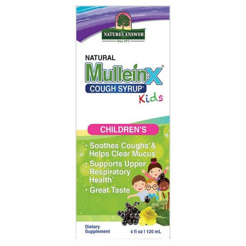 The Humble Co, Kids Natural Mullein-X Cough Syrup Alcohol Free, 4 Oz