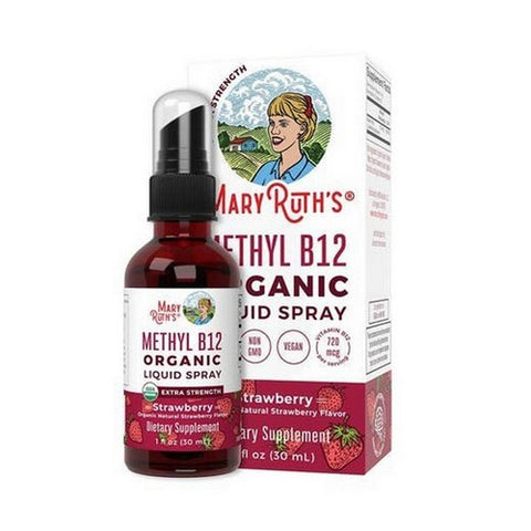 MaryRuth's, Organic Strawberry Methyl B12 Liquid Spray, 1 Oz