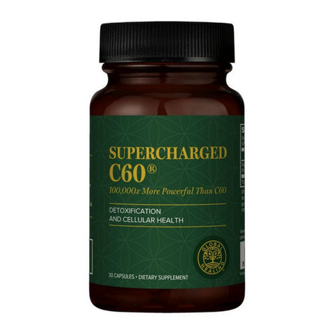 Global Healing Center, Supercharged C60, 30 Capsules