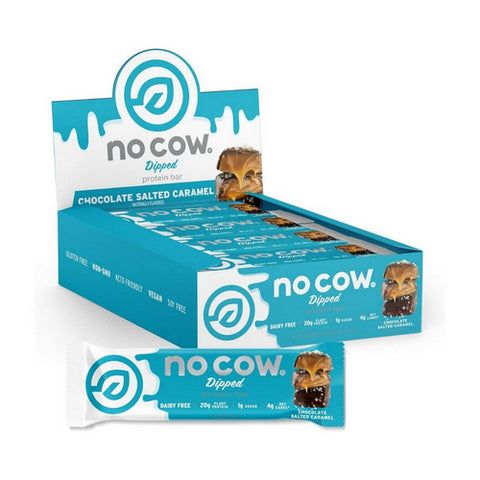 Dipped Protein Bar Chocolate Salted Caramel 12 Count by Pure Protein