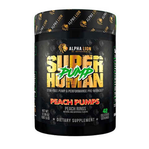 Alpha Lion, Superhuman Pump Peach Pumps, 360 Grams