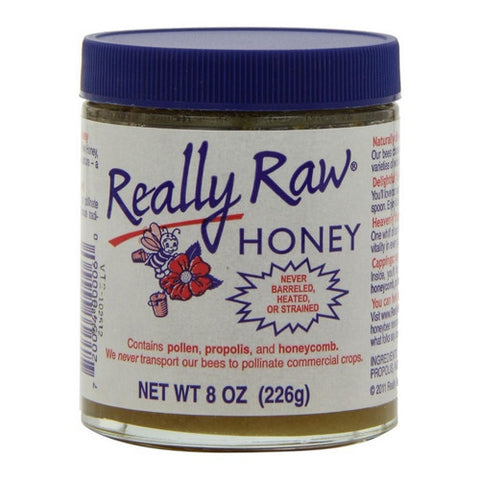 Really Raw, Honey Unheated And Unstrained, 8 Oz