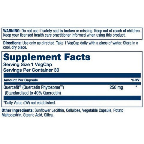 Solaray, Quercetin, 30 Count Solaray