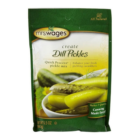 Mrs.Wages, Dill Pickles Mix, 6.5 Oz (Case Of 12)