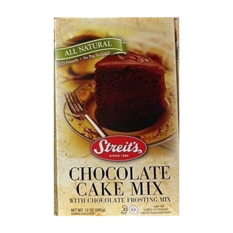 Streits, Natural Cake Mix Chocolate, 12 Oz (Case Of 12)
