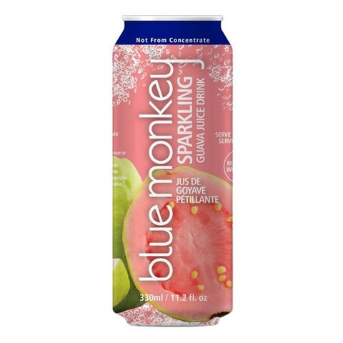 Blue Monkey, Sparkling Juice Guava, 11.2 Oz (Case Of 12)