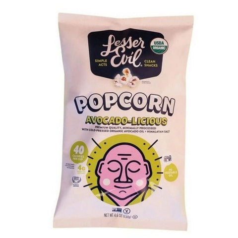 Lesser Evil, Popcorn Avocado Licious, 4.6 Oz (Case Of 12)