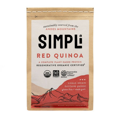 Simpli, Red Quinoa Regenerative Organic, 12 Oz (Case of 8)