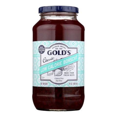 Borscht Soup Low Calorie 24 Oz (Case Of 12) by Gold's (Brooklyn Original)