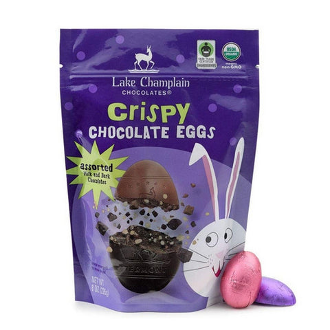 Lake Champlain, Lake Champlain Chocolates Crispy Milk And Dark Egg, 8 Oz (Case of 8)