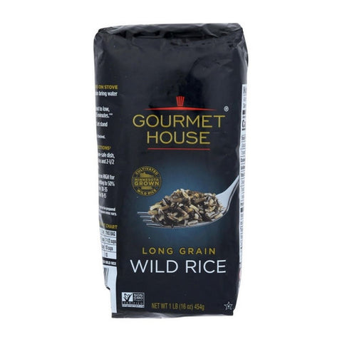 Long Grain Wild Rice 16 Oz (Case of 8) by Gourmet House