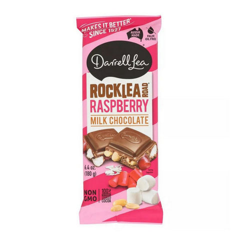 Rocklea Road Raspberry Chocolate Bar Premium Milk Chocolate 6.4 Oz (Case Of 12) by Darrell Lea