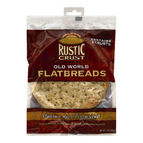 Flatbreads Italian Herb Pizza Crust 9 Oz (Case Of 12) by Rustic Crust