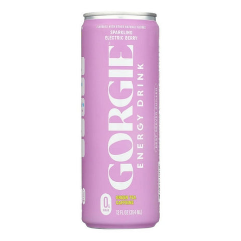 Sparkling Electric Berry Energy Drink 12 Oz (Case Of 12) by Gorgie