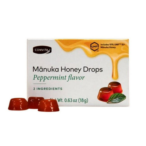 Comvita, Manuka Honey Drop Peppermint, 6 Count (Case Of 12)