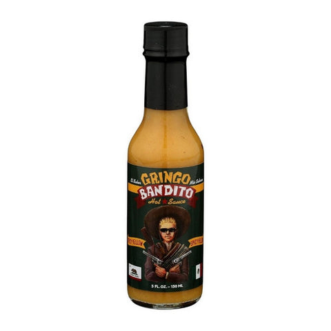 Gringo Hot Sauce Spicy Yellow 5 Oz (Case Of 12) by Gringo Bandito