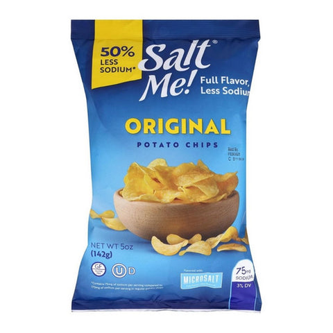 Original Potato Chips 5 Oz (Case Of 12) by Saltme!
