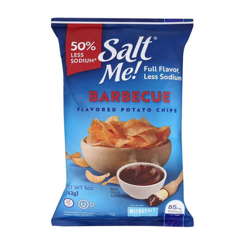 BBQ Potato Chips 5 Oz (Case Of 12) by Saltme!