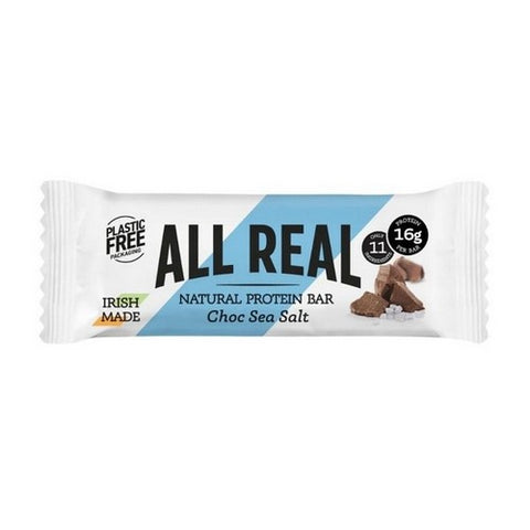 All Real, Protein Bar Chocolate Sea Salt, 1.76 Oz (Case Of 12)