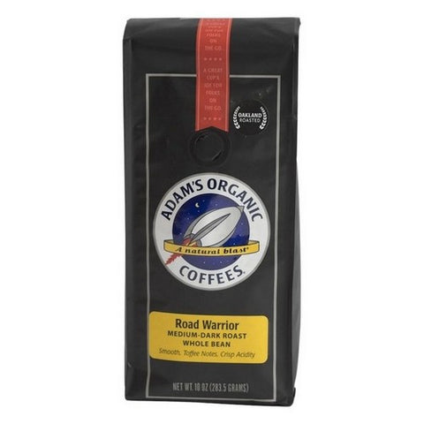 Adams, Organic Coffee Road Warrior, 10 Oz (Case of 6)