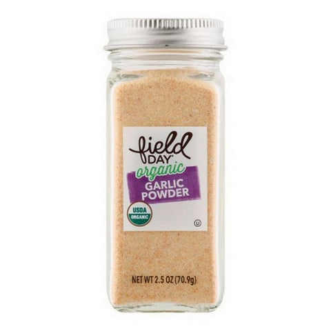 Field Day, Organic Garlic Powder, 2.5 Oz (Case Of 6)