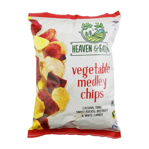 Medley Vegetable Chips 5 Oz (Case Of 12) by Heaven And Earth
