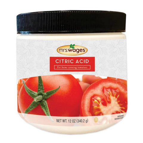 Mrs.Wages, Citric Acid, 12 Oz (Case Of 6)