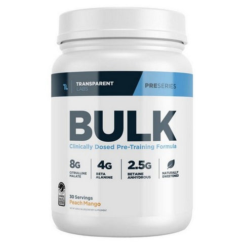 Transparent Labs, Bulk Peach Mango, 21.76 Oz