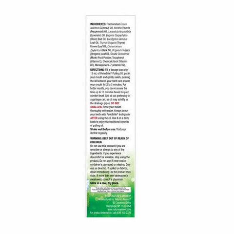 Nature's Answer, PerioBrite Coconut Pulling Oil, 8 Oz Nature's Answer