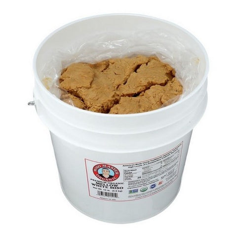 Miso Master, Organic Bucket Mellow White Miso, 15 Lb