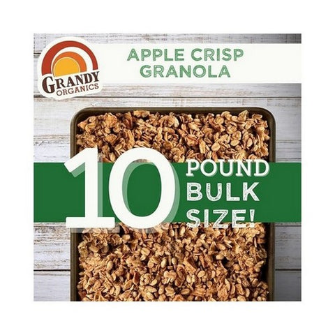 Grandy Organics, Apple Crisp Granola, 10 Lb