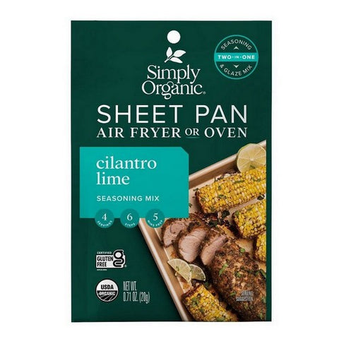 Simply Organic, Organic Sheet Pan Seasoning Cilantro Lime, 0.71 Oz