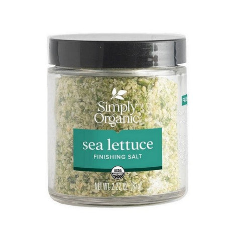 Simply Organic, Organic Sea Lettuce Finishing Salt, 2.22 Oz