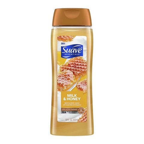 Suave, Gentle Body Wash Milk And Honey, 18 Oz