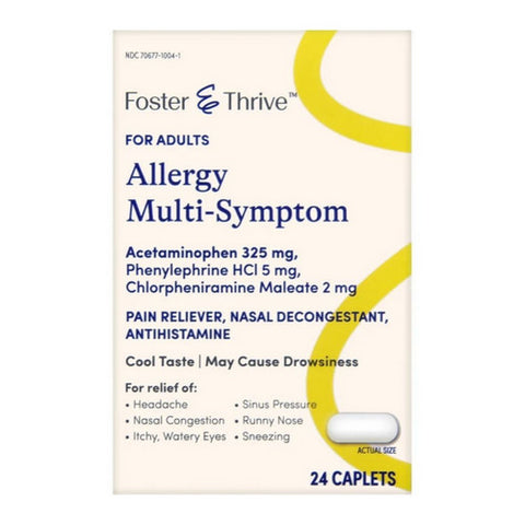 Foster And Thrive, Allergy Multi-Symptom, 24 Caps